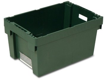 Green nestable container manufactured for John Lewis
