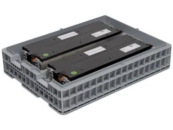 Plastic container for car batteries