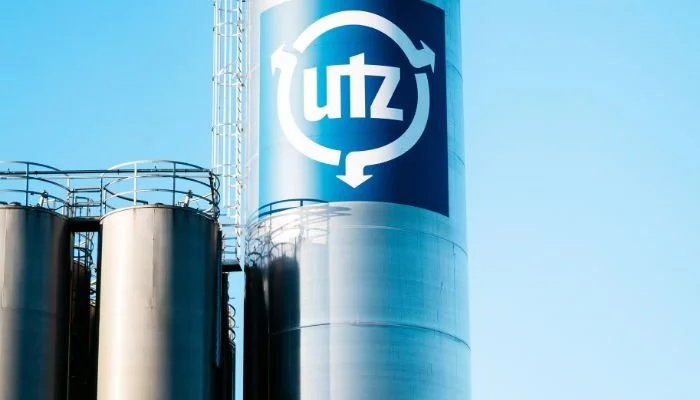 Utz生产工厂的原料筒仓