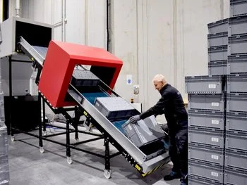 Recycling used plastic containers