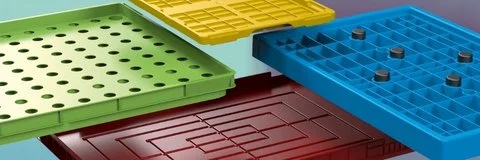 用于物料搬运和自动化的塑料工件盘