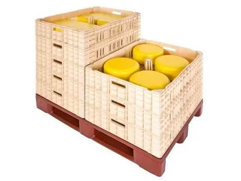Cheese storage and ripening using Utz containers